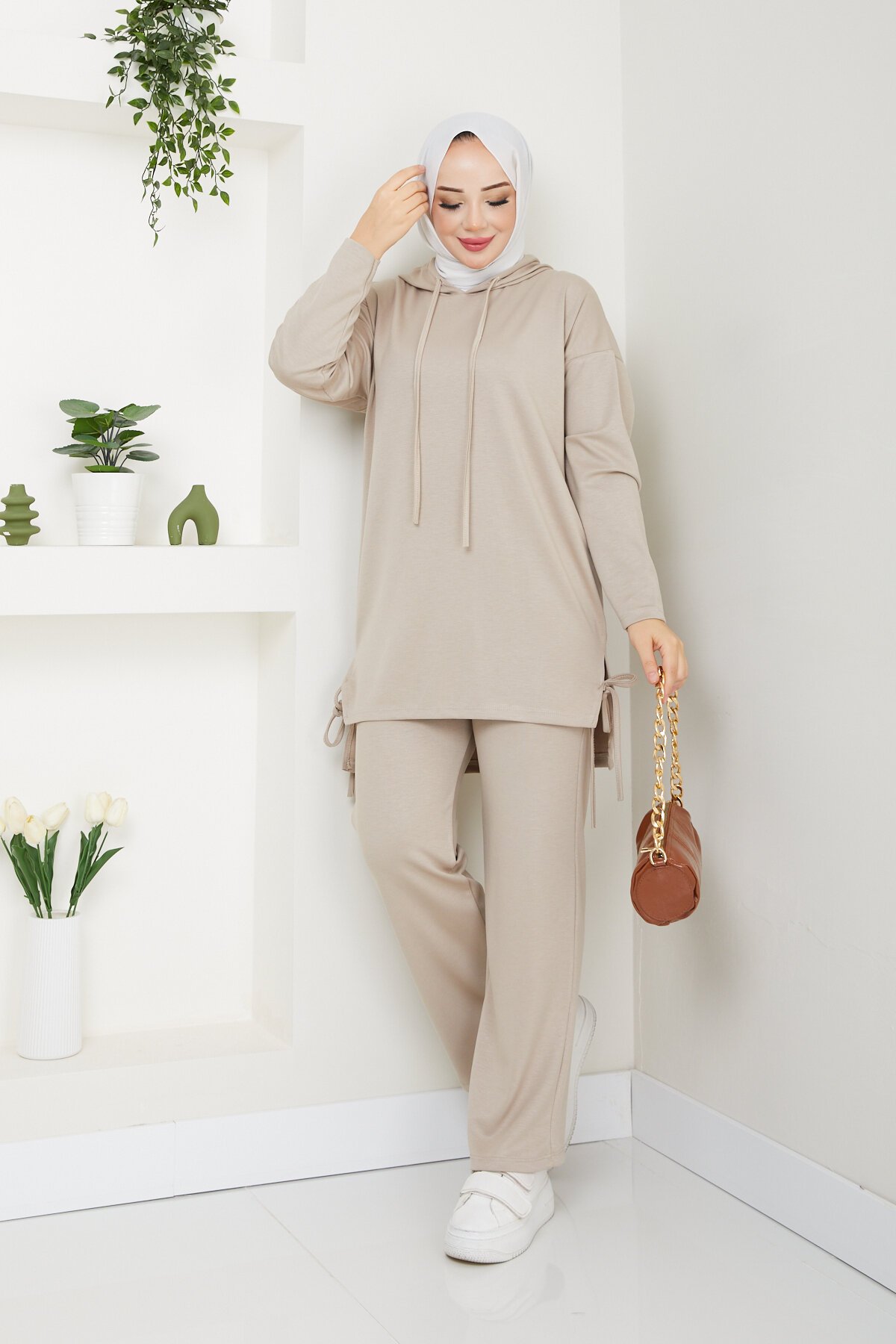 YANI BAĞLAMALI KAPŞONLU TAKIM-VİZON